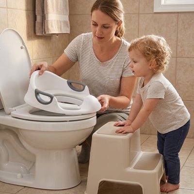 r.ducteur toilette apprend avec maman
