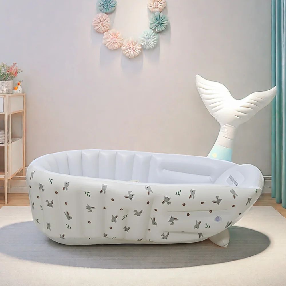 baignoire gonflette plastique bebe baleine