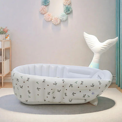 baignoire gonflette plastique bebe baleine