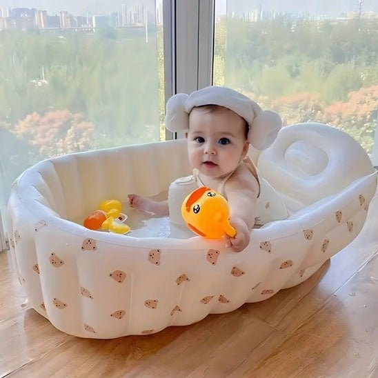 baignoire bebe gonflette plastique 