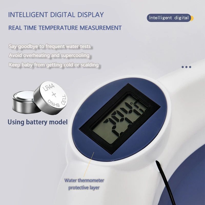 baingoire bebe pliable affichage numerique