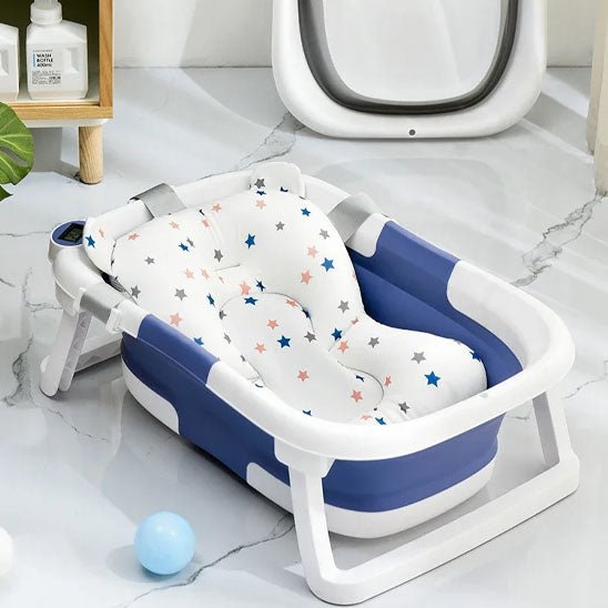 baingoire bebe pliable bleu maman