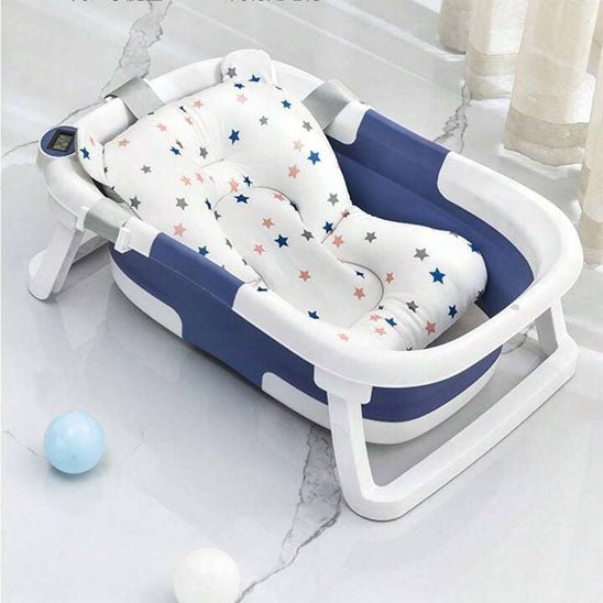 baingoire bebe pliable bleu joli