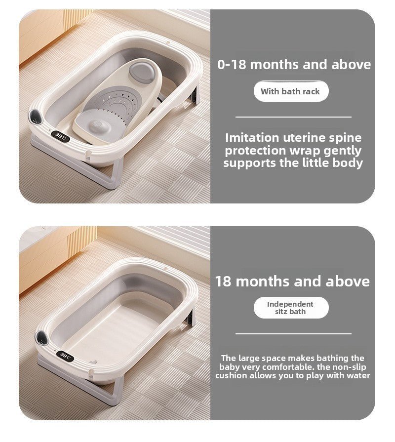 baignoire pliable bebe thermometre