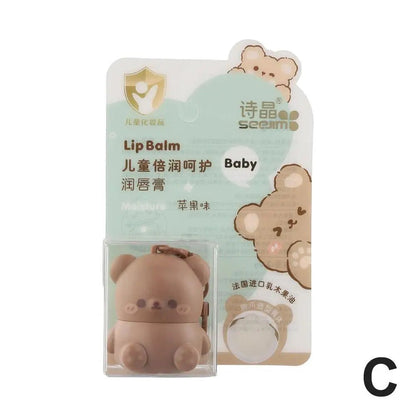 BAUME A LEVRE - LittleBearLipBalm™ - Marron