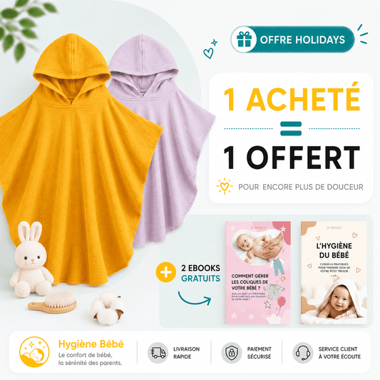 Cape de bain bébé | Flora
