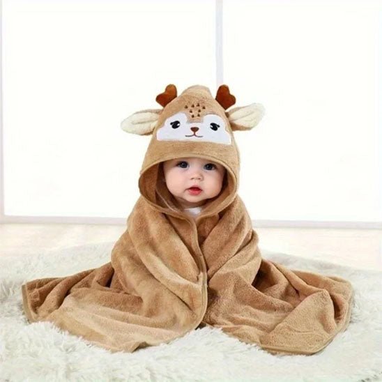 cape de bain marron cerf renne cape de bain marron cerf renne