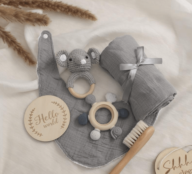 coffret cadeau gris