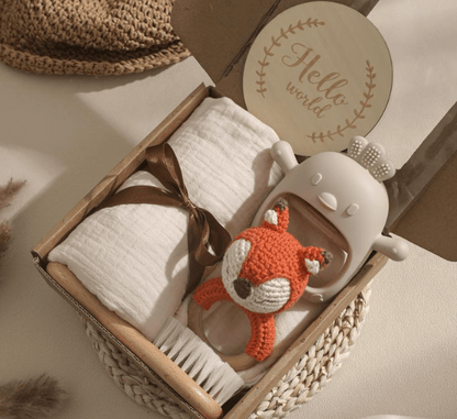 coffret cadeau hygiene blanc