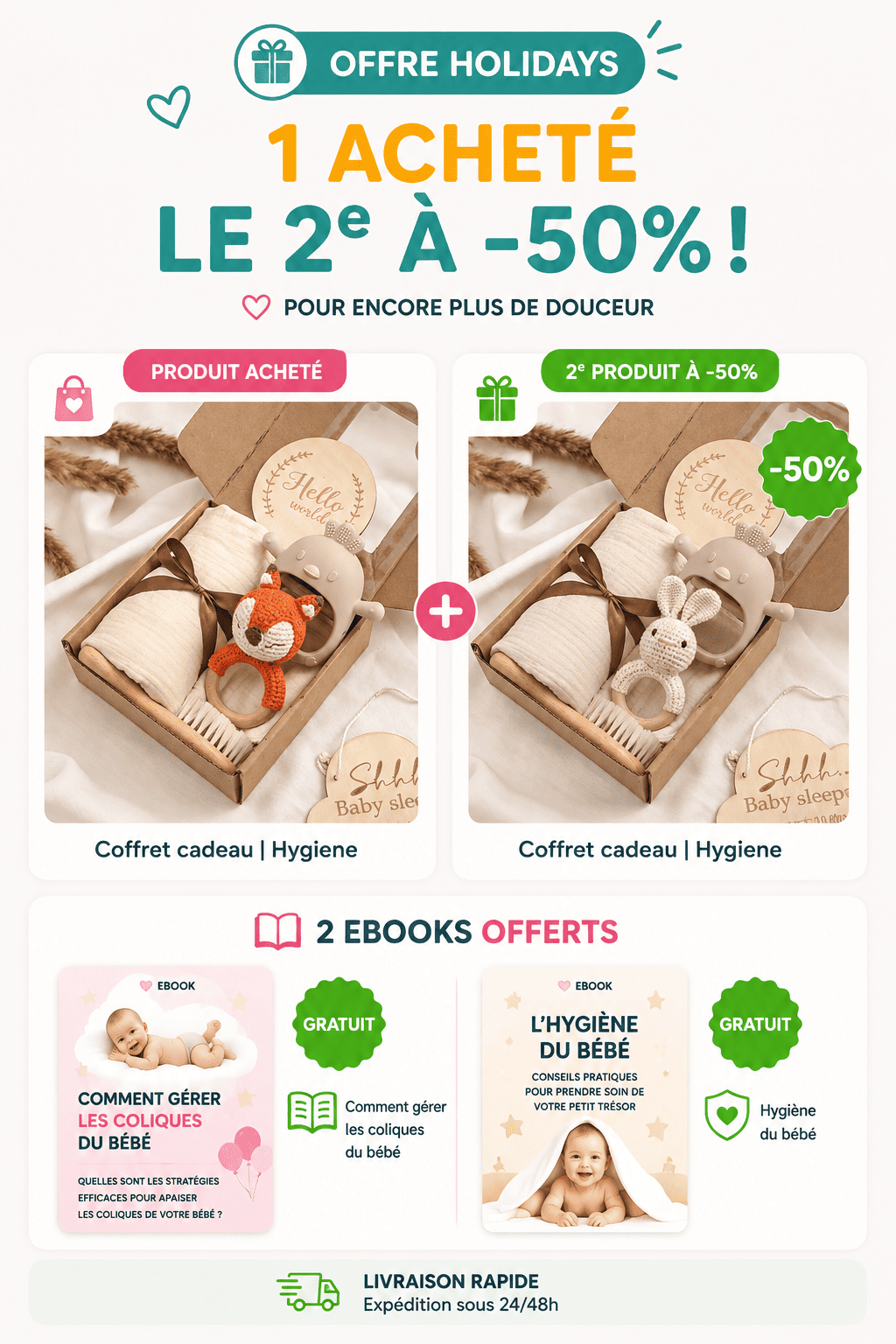 coffret cadeau hygiene promotion