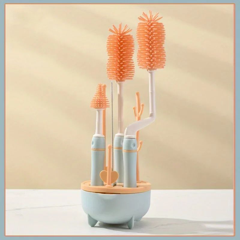 goupillon biberon pack saumon