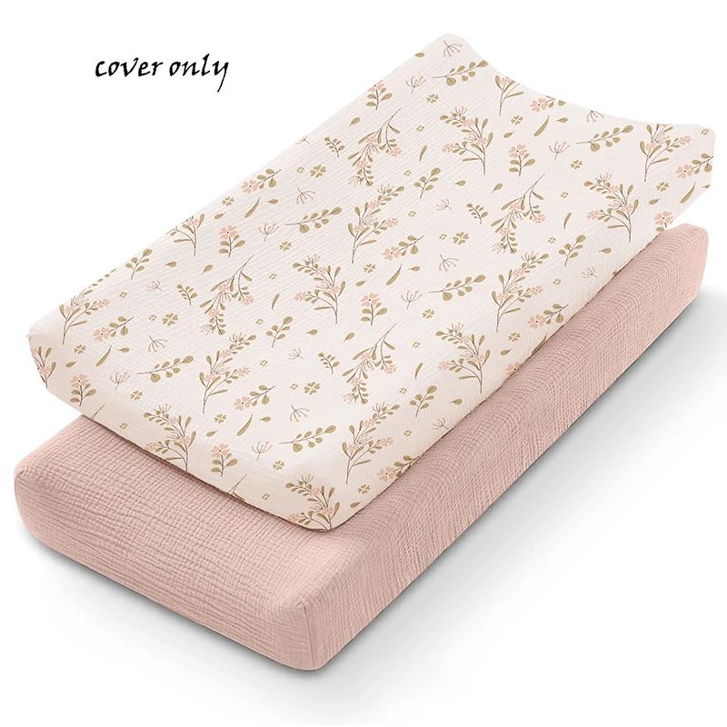 housse matelas a marron fleur tico 