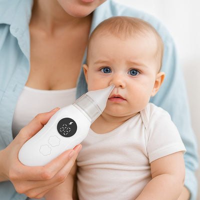 mouche bebe electrique utilisation bebe bras parent regard
