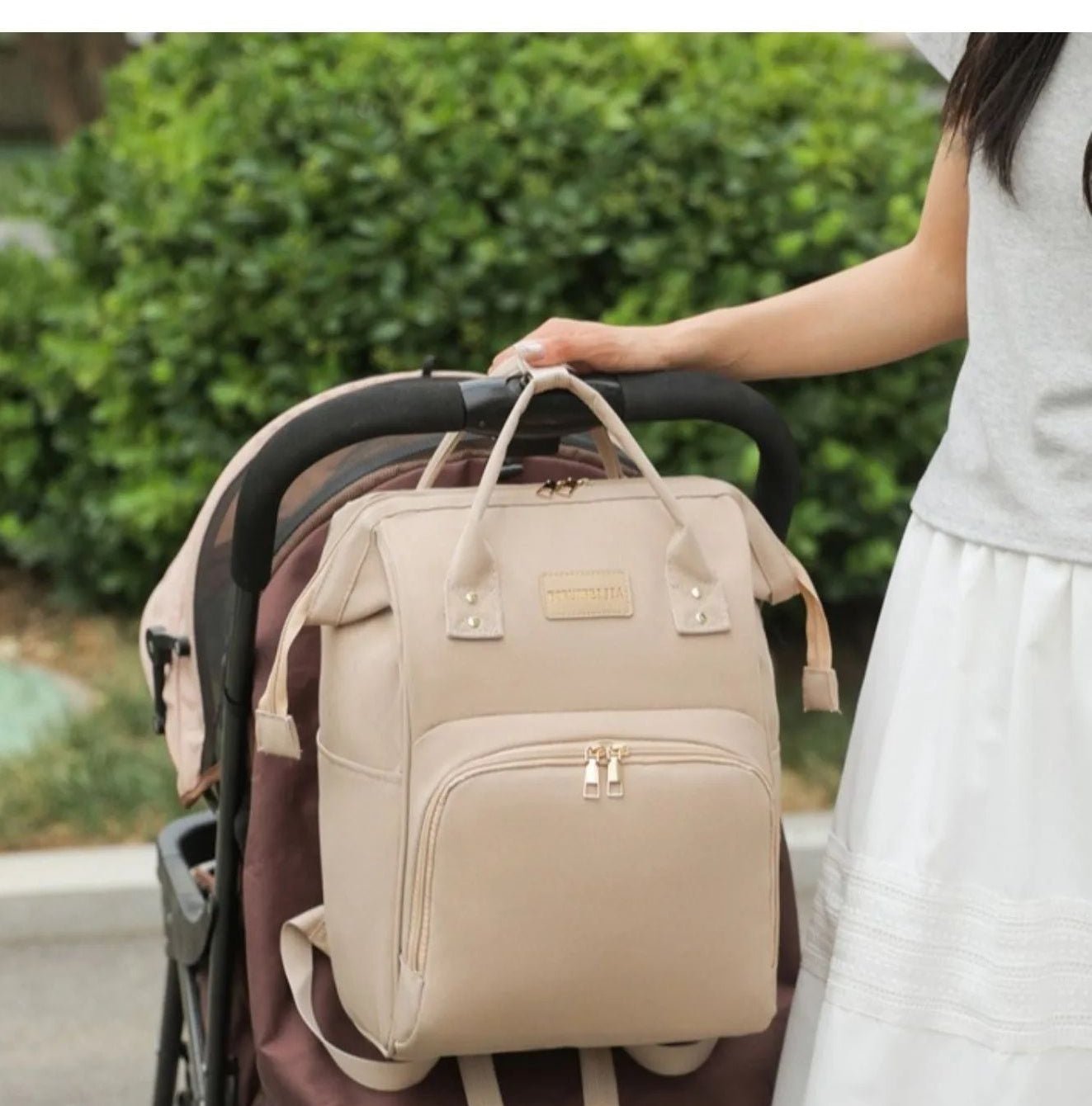 sac a langer bebe luxos beige