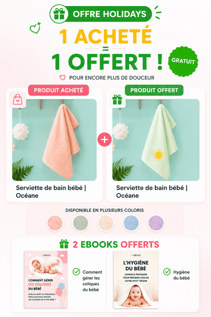 Serviette de bain bébé | Océane