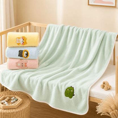 serviette de bain bebe motifs