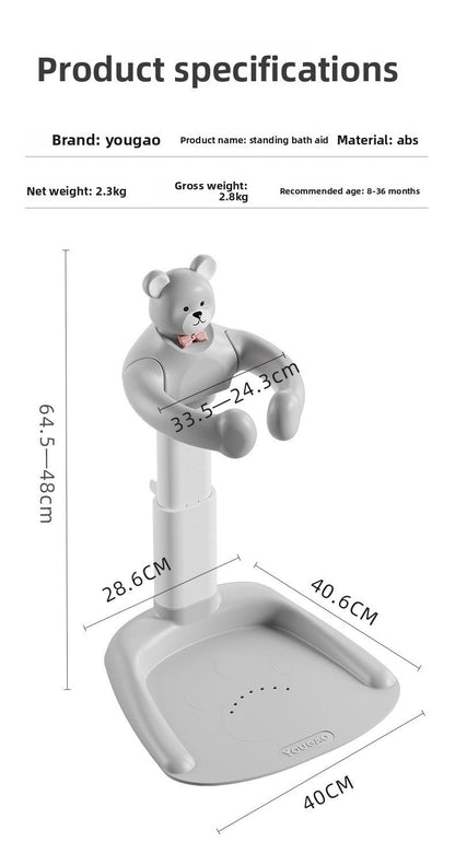 support de bain bebe ourson dimension