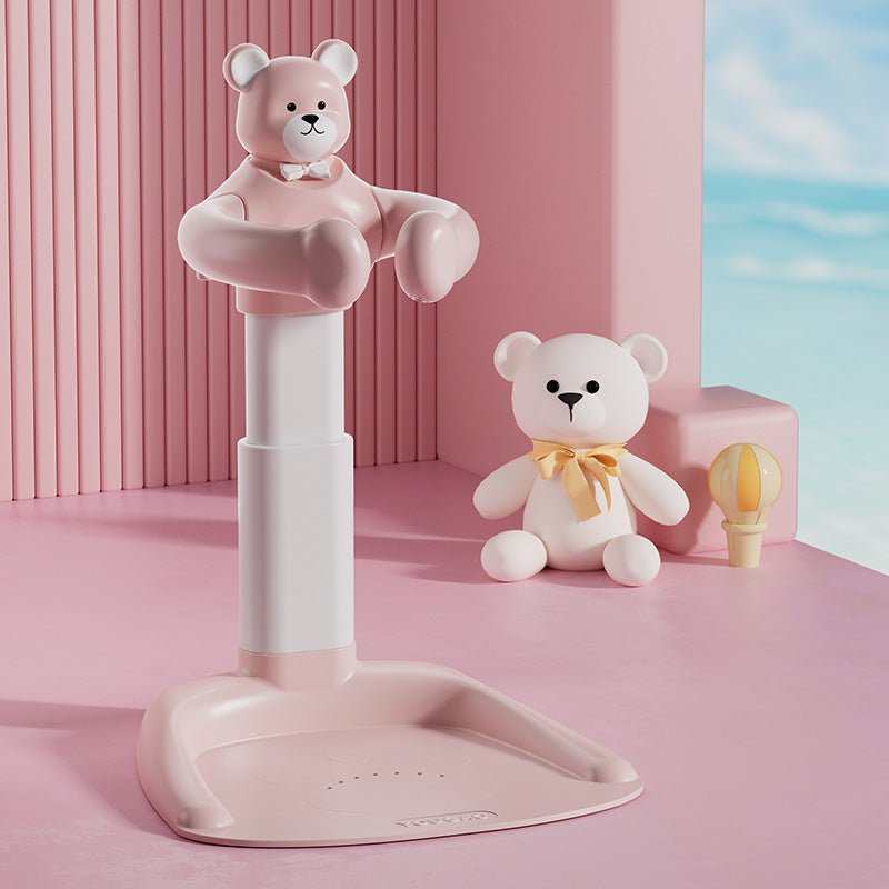 support de bain bebe rose ourson