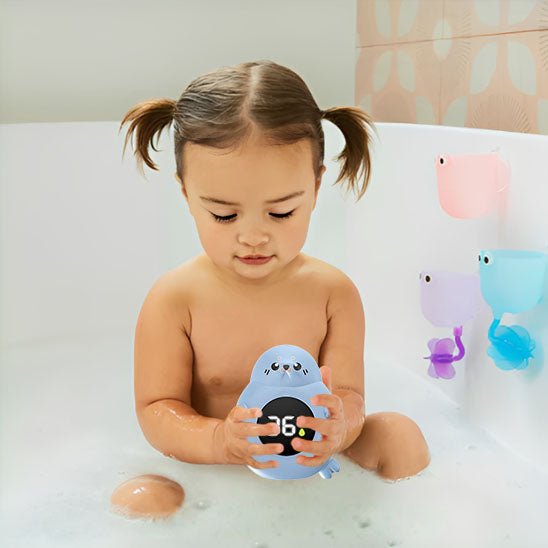 thermometre bain bebe enfant bain jouet affichage