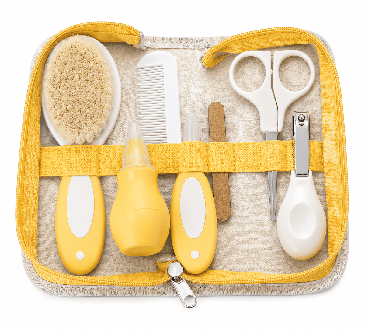 trousse de soin bebe jaune