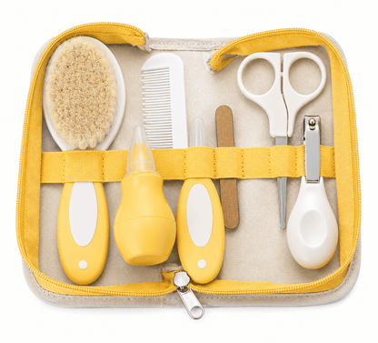 trousse de soin bebe jaune