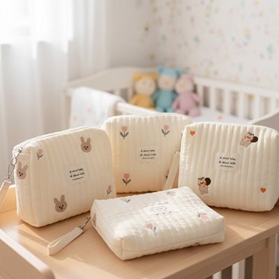 trousse de soin bebe ourson blanche