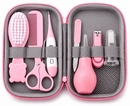 trousse de toilette bebe luxio rose